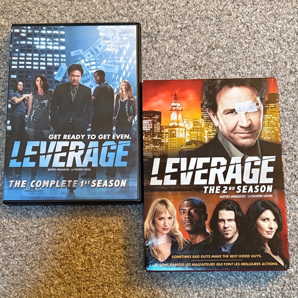Leverage Season 1 & 2 DVD Set